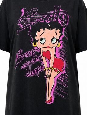 Womens 1X BETTY BOOP Relaxed Fit GRAPHIC TEE NWT